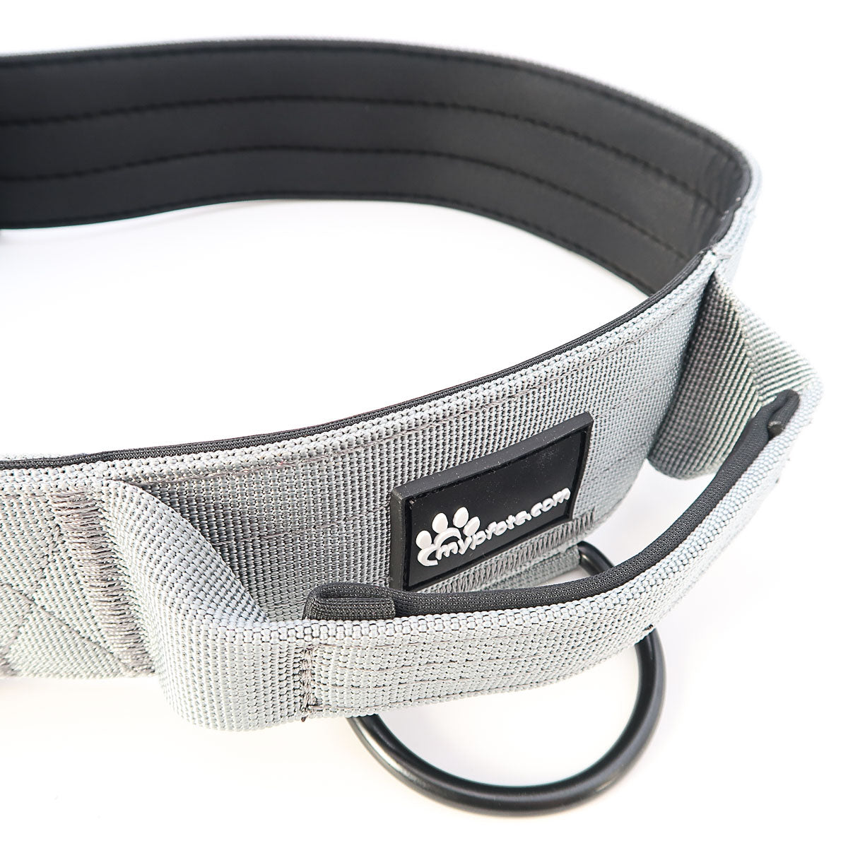 Collar táctico para perros grandes grabado con nombres