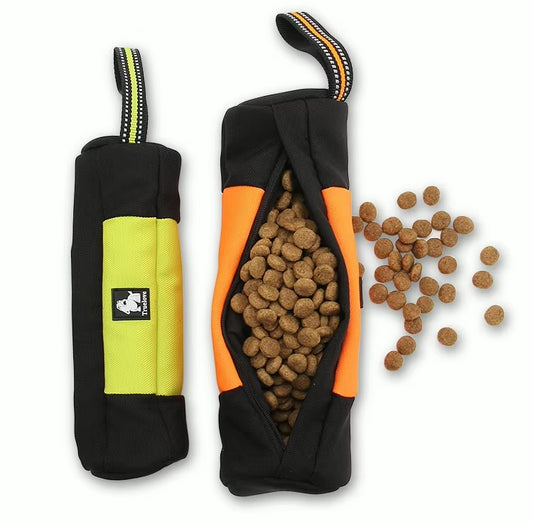 Truelove Leckerli-Beutel Snack Dummy Neongelb – S bis XL, cremallera, robusto