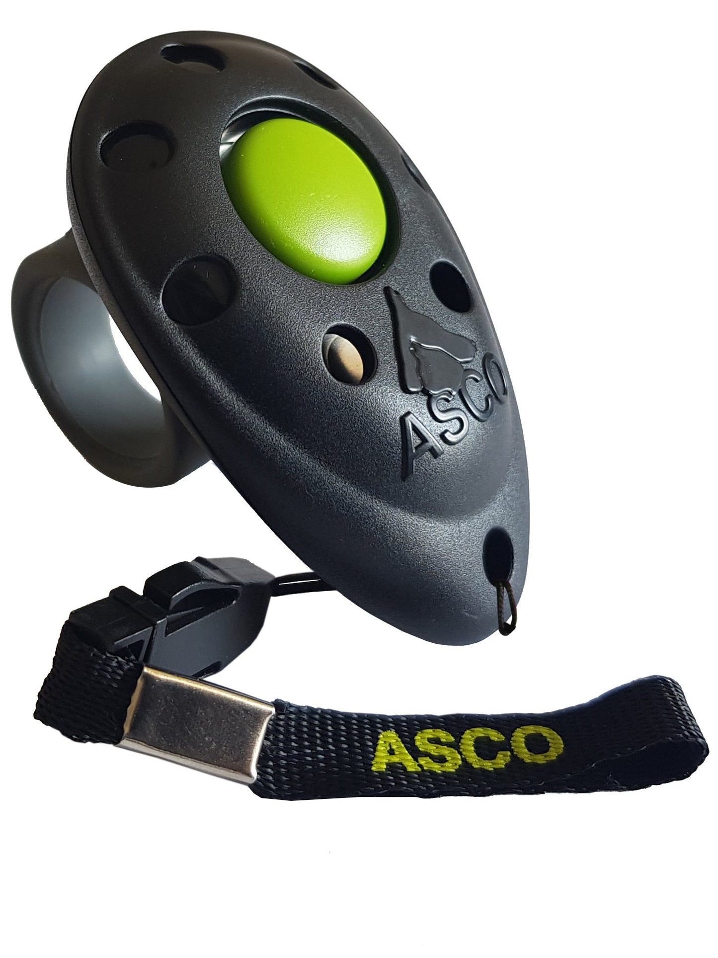 ASCO Finger Clicker - Clicker de adiestramiento premium para perros, gatos, caballos