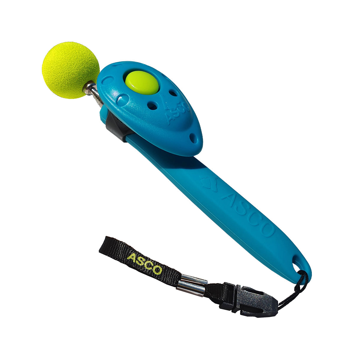 ASCO ClickStick - Target stick con clicker premium desmontable - Target stick para adiestramiento con clicker de perros y gatos - Target stick extensible con clicker extra - Target stick para adiestramiento de objetivos
