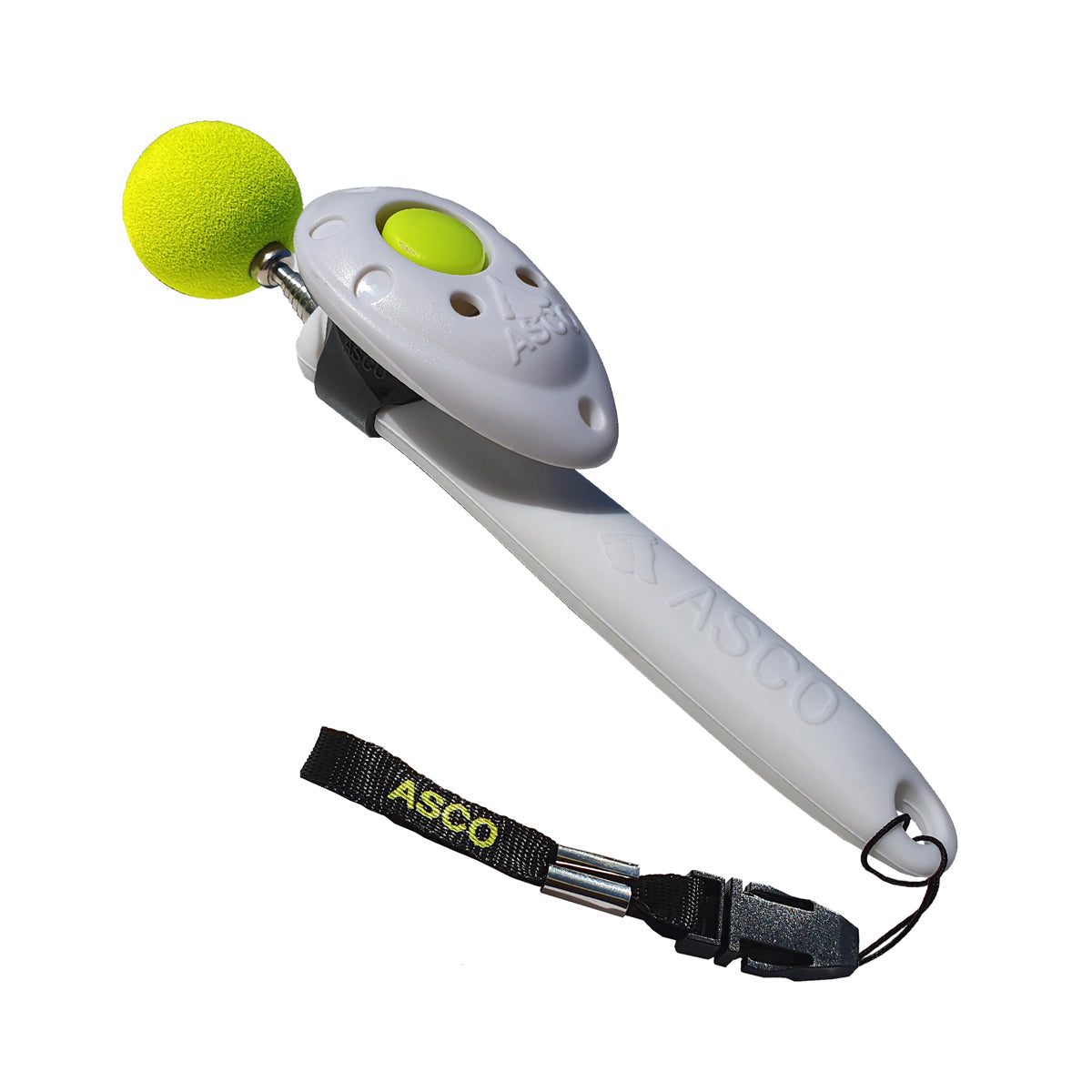 ASCO ClickStick - Target stick con clicker premium desmontable - Target stick para adiestramiento con clicker de perros y gatos - Target stick extensible con clicker extra - Target stick para adiestramiento de objetivos