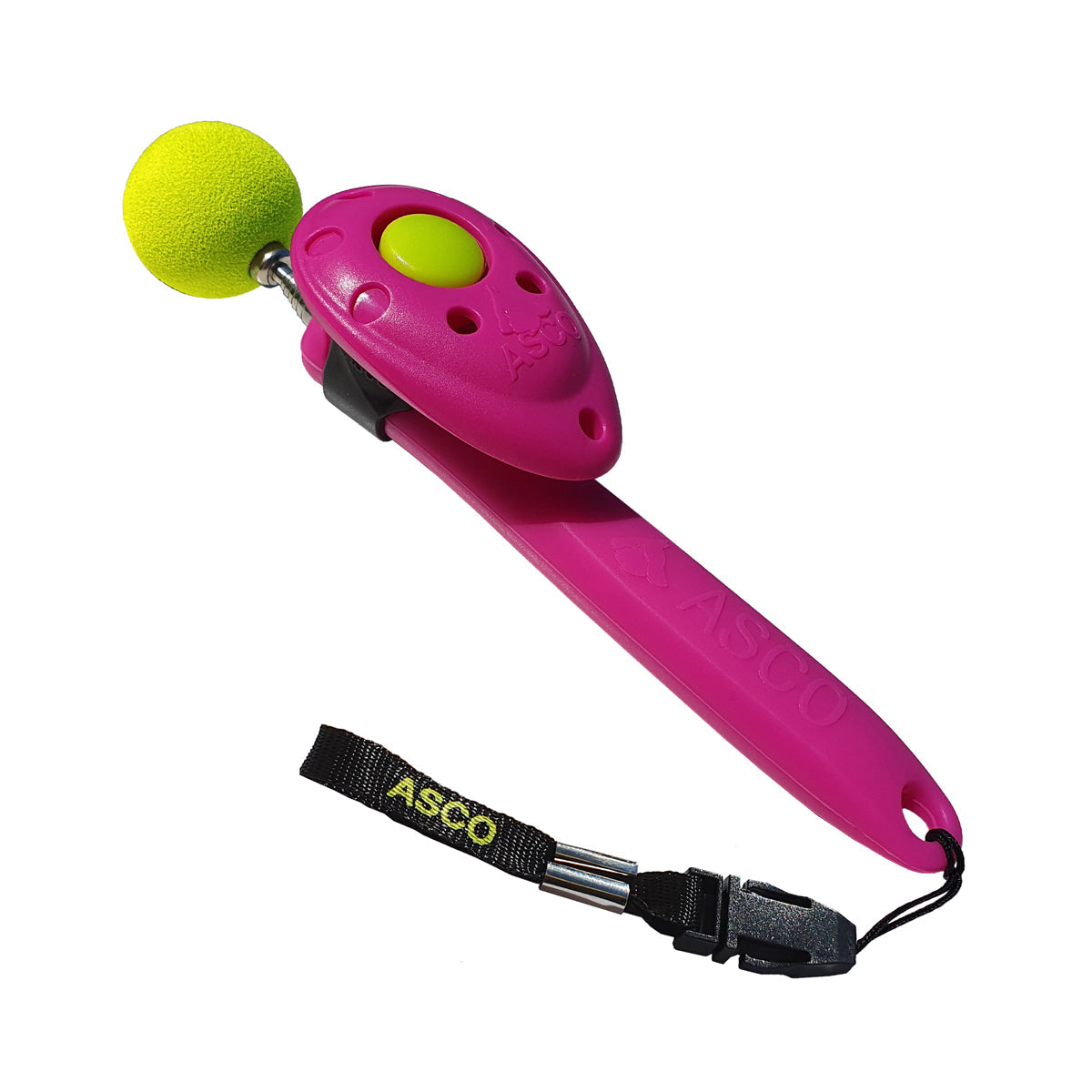 ASCO ClickStick - Target stick con clicker premium desmontable - Target stick para adiestramiento con clicker de perros y gatos - Target stick extensible con clicker extra - Target stick para adiestramiento de objetivos