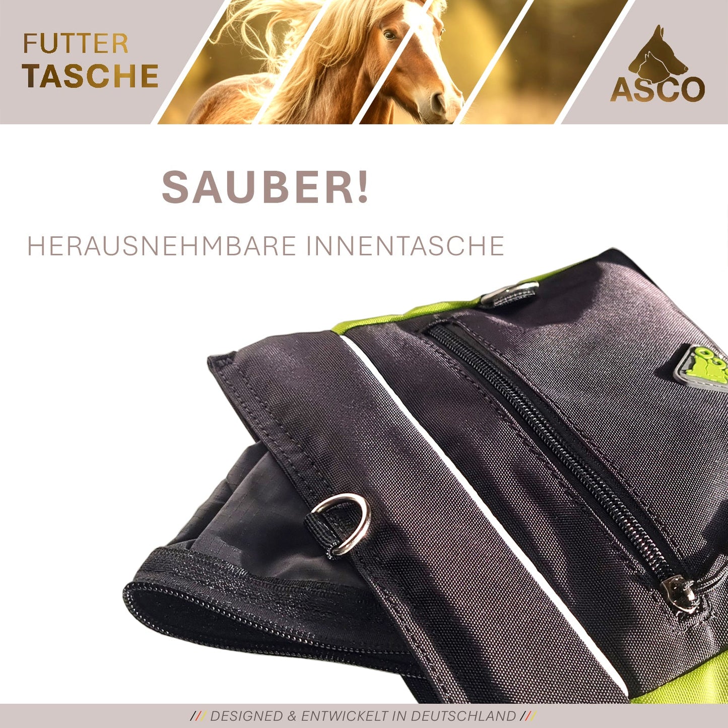 Bolsa para comida ASCO con cierre a presión con una sola mano, bolsa para golosinas 20x20 cm, bolsa para golosinas QuickTouch