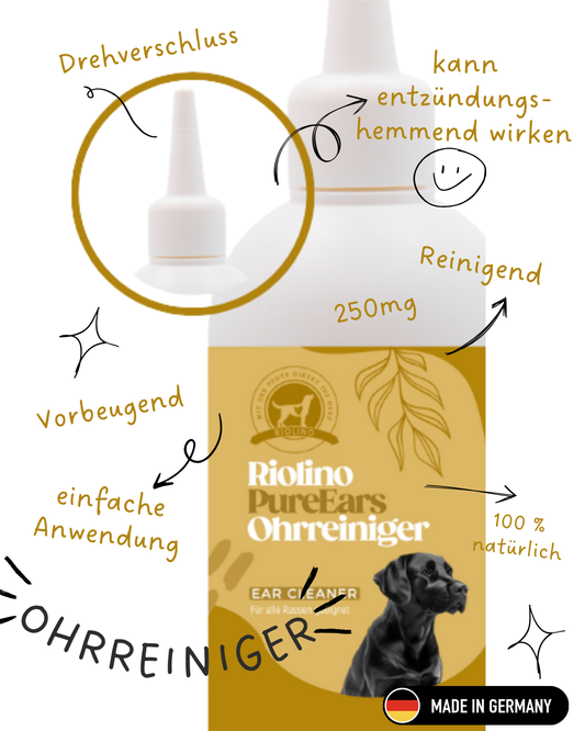 Riolino PureEars- Limpieza suave para oídos sensibles