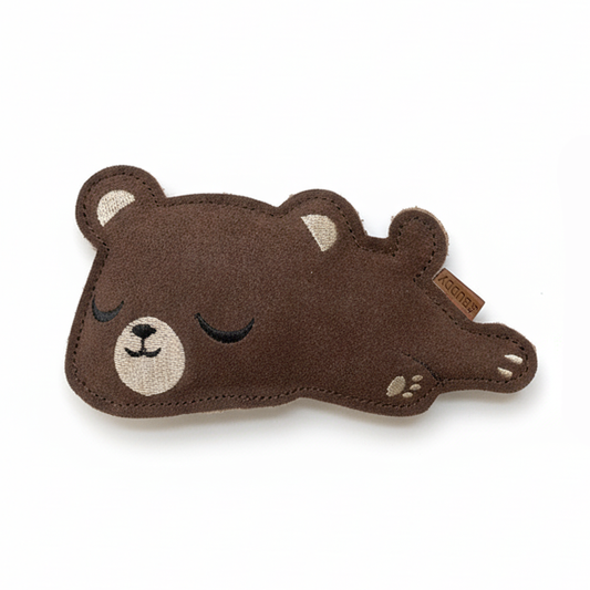 BUDDY. Juguete para perros de cuero "Osito" 