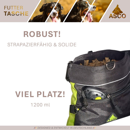 Bolsa para comida ASCO con cierre a presión con una sola mano, bolsa para golosinas 20x20 cm, bolsa para golosinas QuickTouch