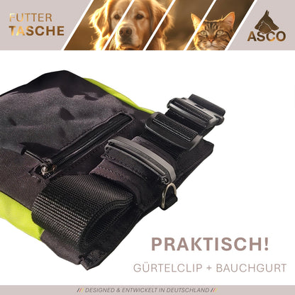Bolsa para comida ASCO con cierre a presión con una sola mano, bolsa para golosinas 20x20 cm, bolsa para golosinas QuickTouch